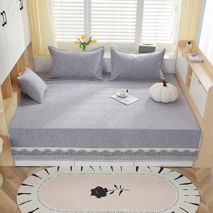 91家纺网 家纺一手货源 找家纺 手艺人沙发垫炕垫 2025新款雪尼尔提花绣花炕盖榻榻米炕垫XK619-XK655 XK633