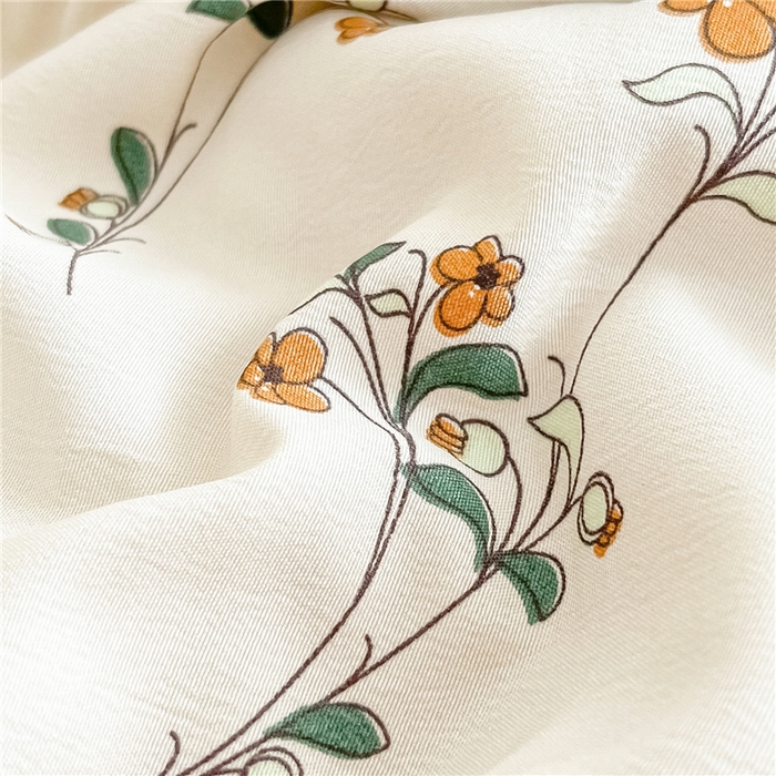 91家纺网 家纺一手货源 找家纺 梵克保罗 2024新款春夏水洗棉麻双层纱夏被四件套 小米果