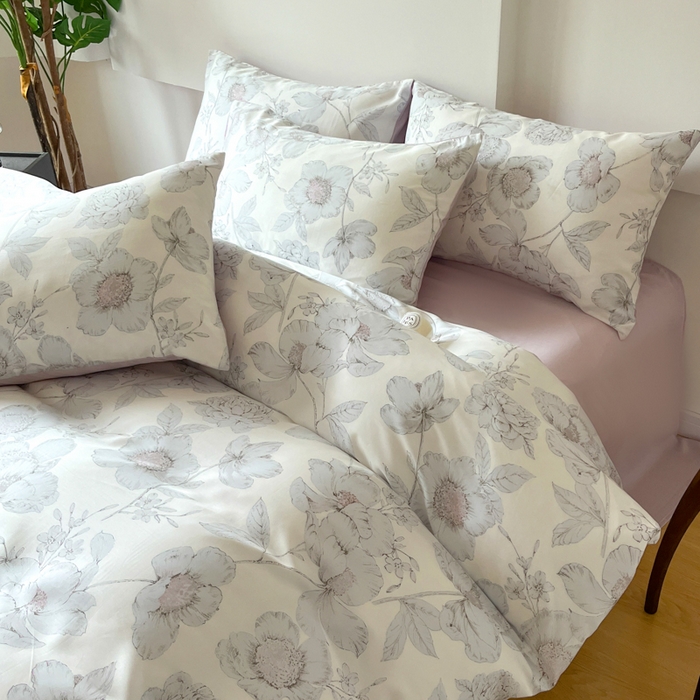 91家纺网 家纺一手货源 找家纺 千朵 2024新款莱赛尔天丝四件套 幽兰香