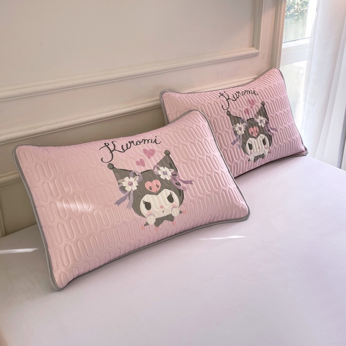 91家纺网 家纺一手货源 找家纺 蘭菲家纺 2024新款大版三丽鸥卡通凉席 花仙子