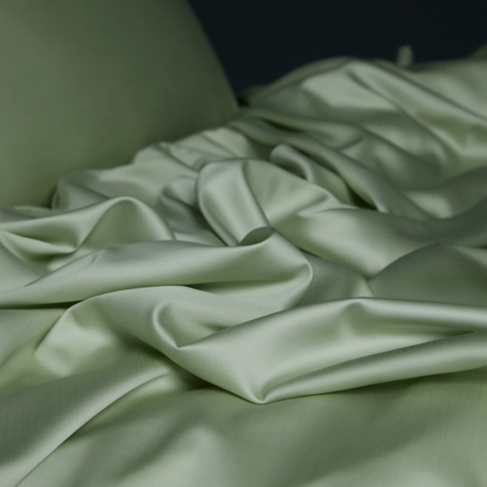 91家纺网 家纺一手货源 找家纺 缔缦 2024新款60天丝棉四件套-花漾 森林绿