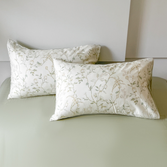 91家纺网 家纺一手货源 找家纺 千朵 2024新款莱赛尔天丝四件套 浅爱