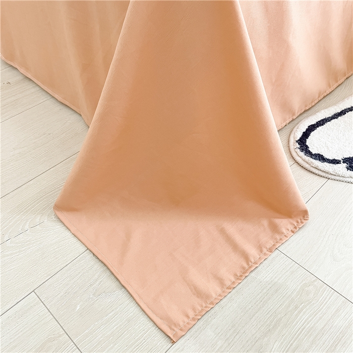 91家纺网 家纺一手货源 找家纺 梵克保罗 2024新款春夏水洗棉麻双层纱夏被四件套 春日花园兔