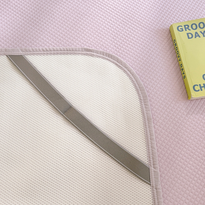 91家纺网 家纺一手货源 找家纺 慕澄家纺 2024新款高克重冰豆豆复合纯色贴标凉席  冰激凌-紫