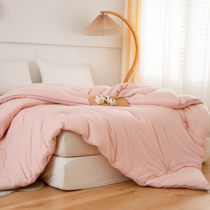 91家纺网 家纺一手货源 找家纺 （总）啊雅家居 2025新款A类针织棉云柔大豆被抗菌被子被芯 