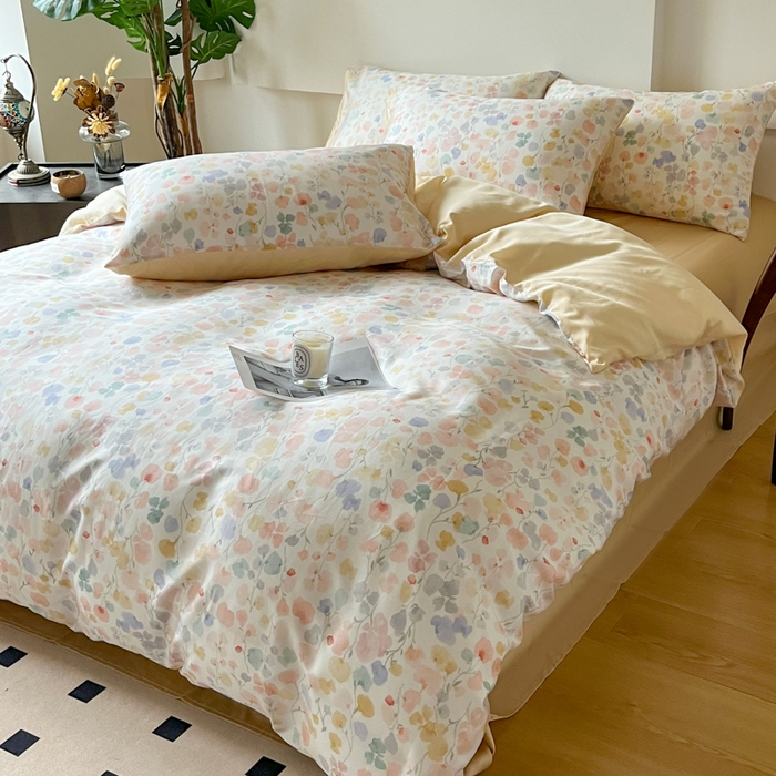 91家纺网 家纺一手货源 找家纺 （总）千朵 2024新款莱赛尔天丝四件套