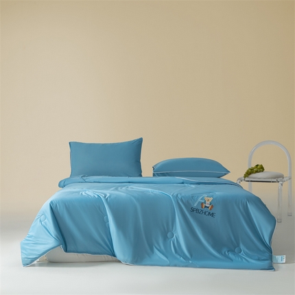 91家纺网 家纺一手货源 找家纺 （总）小久久（小九九） 2024新款A类凉感丝冰乐熊夏被