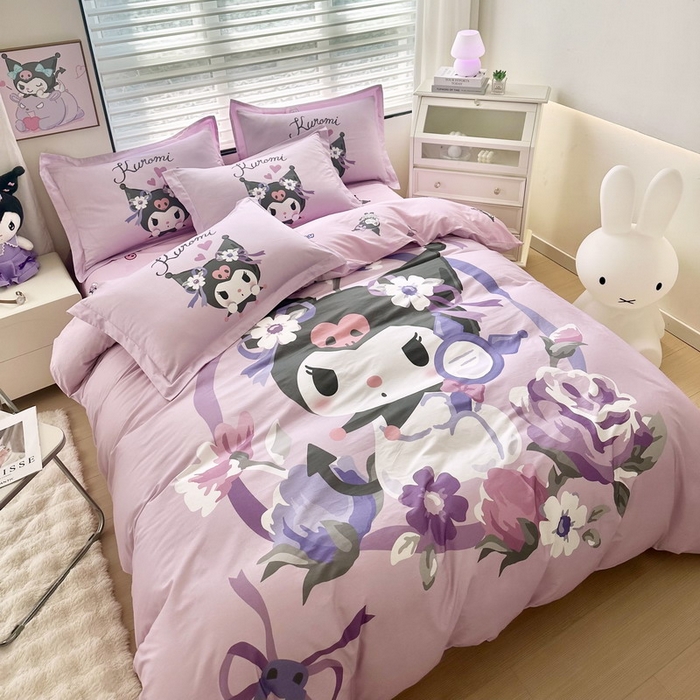 91家纺网 家纺一手货源 找家纺 蘭菲家纺 三丽欧全棉四件套 花仙子