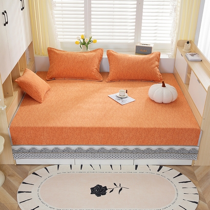 91家纺网 家纺一手货源 找家纺 手艺人沙发垫炕垫 2025新款雪尼尔提花绣花炕盖榻榻米炕垫XK619-XK655 XK635