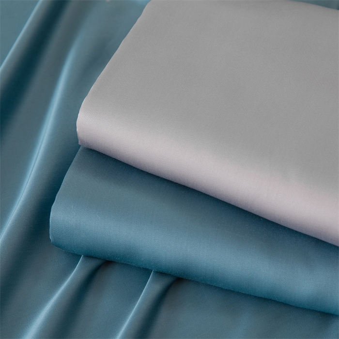 91家纺网 家纺一手货源 找家纺 简宜家居 2025新款60支兰精天丝单品床单 叠拍