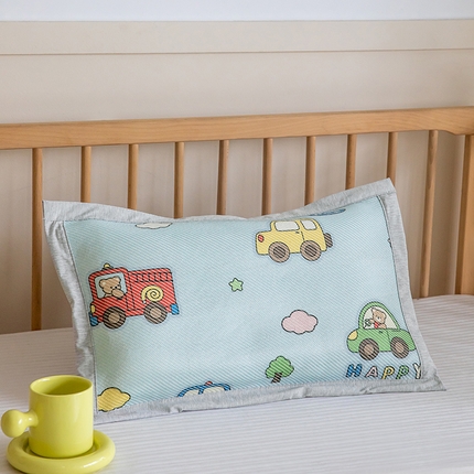 91家纺网 家纺一手货源 找家纺 （总）嗨生活 2025新款A类儿童冰藤枕套 幼儿园枕套 儿童枕套