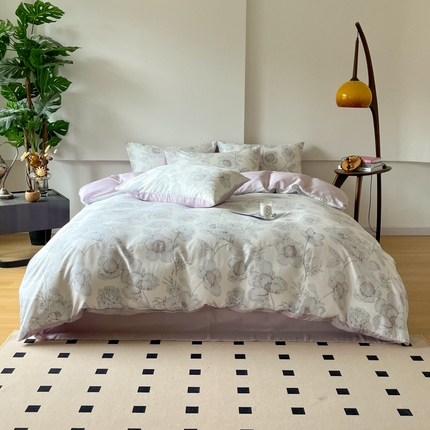 千朵 2024新款莱赛尔天丝四件套 幽兰香