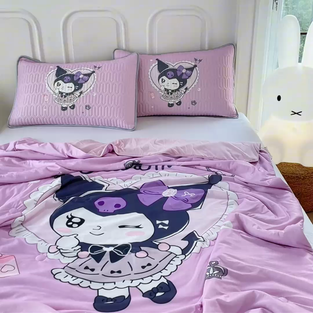 91家纺网 家纺一手货源 找家纺 蘭菲家纺 三丽欧凉感丝夏被 奶油巴库