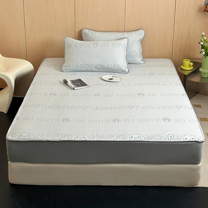 91家纺网 家纺一手货源 找家纺 （总）顾里家纺 新款冰豆豆立体提花软席床笠款