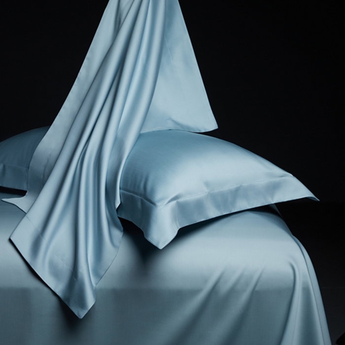 91家纺网 家纺一手货源 找家纺 缔缦 2024新款60天丝棉四件套-花漾 微醺兰