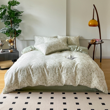 千朵 2024新款莱赛尔天丝四件套 浅爱