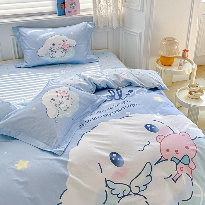 91家纺网 家纺一手货源 找家纺 蘭菲家纺 三丽欧全棉四件套 棉花糖