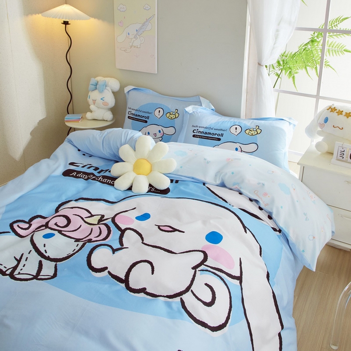 91家纺网 家纺一手货源 找家纺 蘭菲家纺 三丽欧全棉四件套 布丁