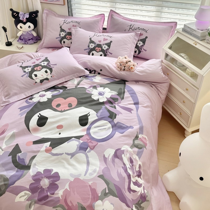 91家纺网 家纺一手货源 找家纺 蘭菲家纺 三丽欧全棉四件套 花仙子