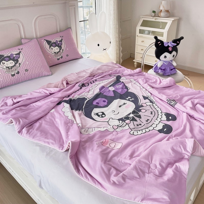 91家纺网 家纺一手货源 找家纺 蘭菲家纺 三丽欧凉感丝夏被 奶油巴库