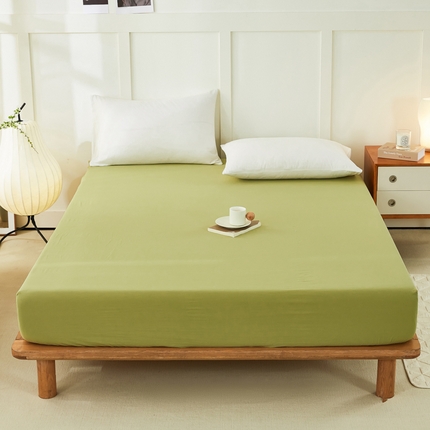 91家纺网 家纺一手货源 找家纺 （总）凡客家居 2024新款全棉色织水洗棉单床笠学生宿舍