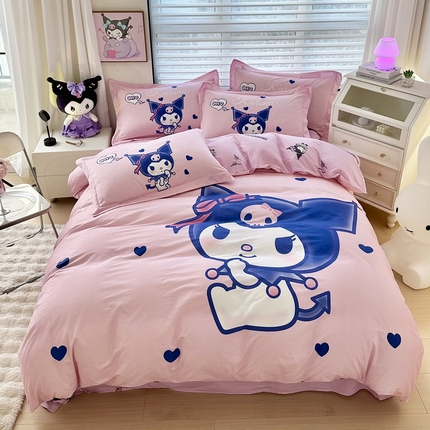 蘭菲家纺 三丽欧全棉四件套 小魔仙