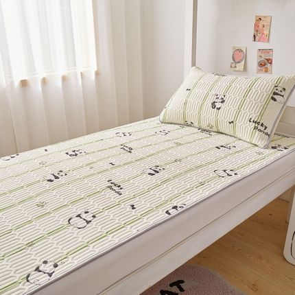 91家纺网 家纺一手货源 找家纺 （总）爱思凯家纺 2025款【印花学生床乳胶凉席】清新乳胶条席