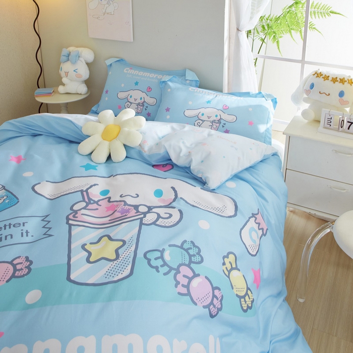 91家纺网 家纺一手货源 找家纺 蘭菲家纺 三丽欧全棉四件套 奶茶来了