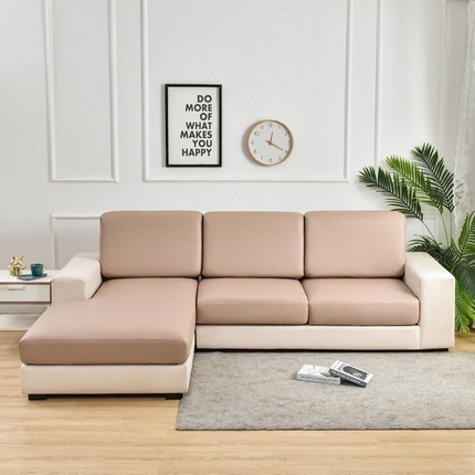 飞翔家纺 2024新款皮革坐垫套沙发垫套 驼色