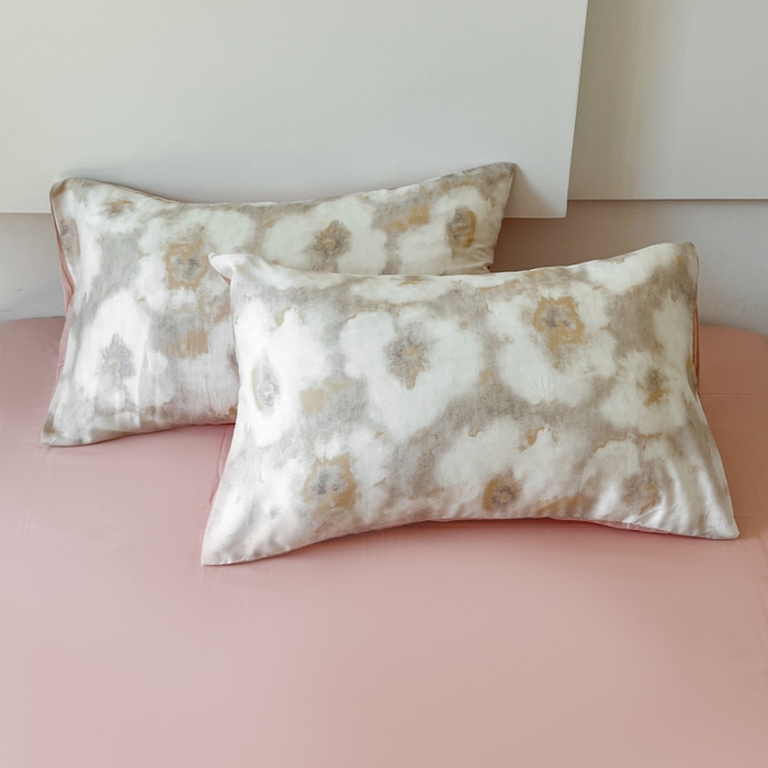 91家纺网 家纺一手货源 找家纺 千朵 2024新款莱赛尔天丝四件套 北海花季