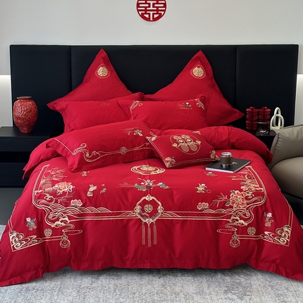 JUICY 橘滋家纺 2024新款高端婚庆系列-跑量款 喜乐年华