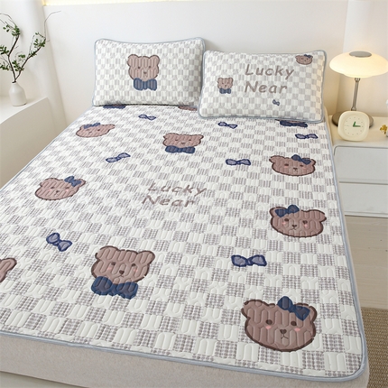 91家纺网 家纺一手货源 找家纺 （总）美丽折家纺 2025新款6mm厚大版卡通乳胶凉席