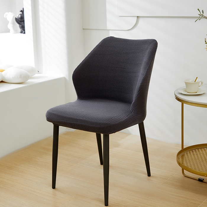 91家纺网 家纺一手货源 找家纺 共鸣沙发套 2024新款玉米绒系列椅套（扇形椅套） 玉米绒-深灰