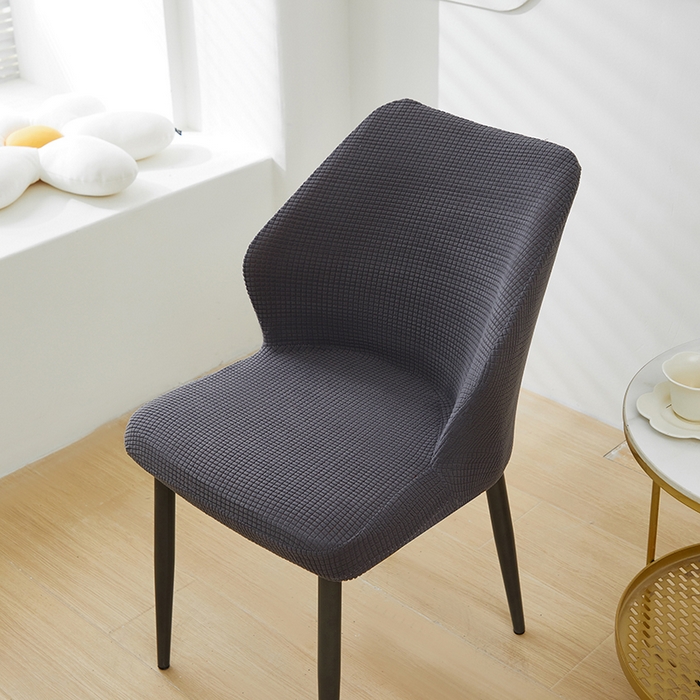 91家纺网 家纺一手货源 找家纺 共鸣沙发套 2024新款玉米绒系列椅套（扇形椅套） 玉米绒-深灰