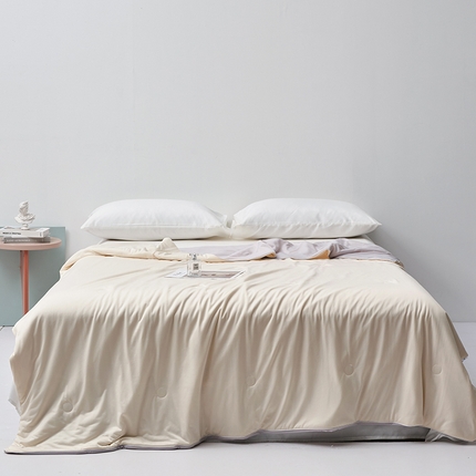 91家纺网 家纺一手货源 找家纺 （总）梦可莱家居 2025新款抗菌凉感丝夏被