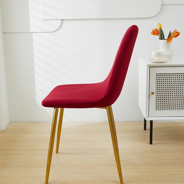 91家纺网 家纺一手货源 找家纺 共鸣沙发套 2024新款玉米绒系列椅套（短背款弧形椅套） 玉米绒-酒红