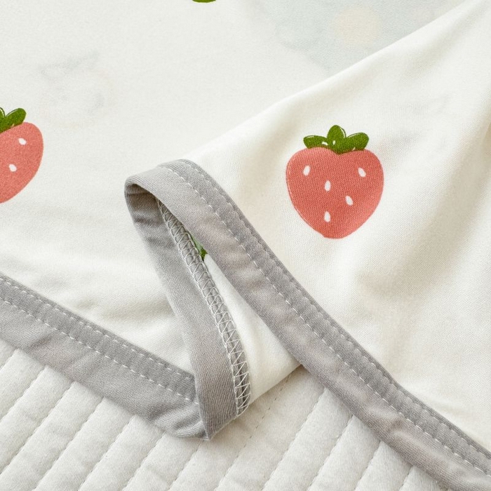 91家纺网 家纺一手货源 找家纺 星期八 2024新款舒适亲肤婴儿裸睡级卡通印花凉感毯 小恐龙