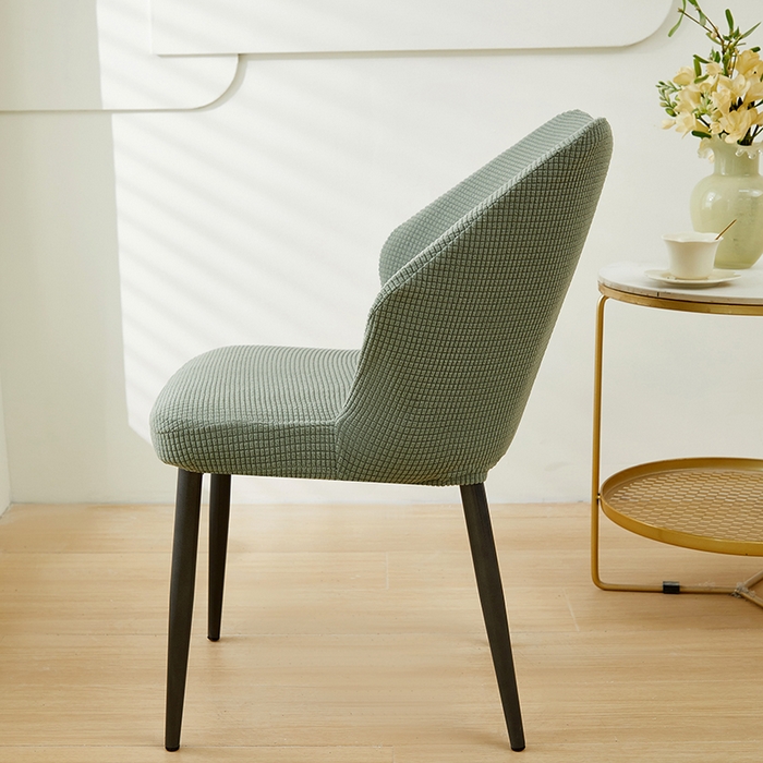 91家纺网 家纺一手货源 找家纺 共鸣沙发套 2024新款玉米绒系列椅套（扇形椅套） 玉米绒-墨绿