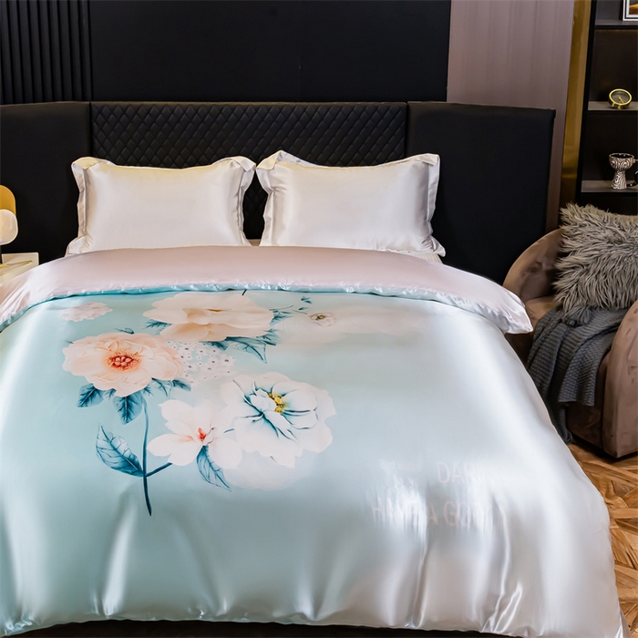 91家纺网 家纺一手货源 找家纺 2025年新款大版冰丝被套 花语-大版冰丝被套