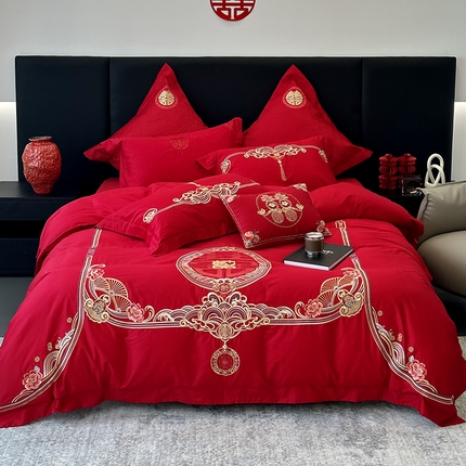 JUICY 橘滋家纺 2024新款高端婚庆系列-跑量款 为爱加冕