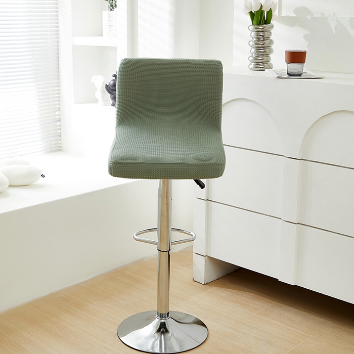 91家纺网 家纺一手货源 找家纺 共鸣沙发套 2024新款玉米绒系列椅套（高脚凳椅套） 玉米绒-墨绿