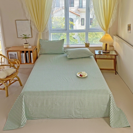 91家纺网 家纺一手货源 找家纺 （总）韩后家纺 2025新款纯棉色织老粗布床单