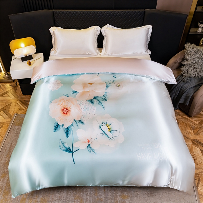 91家纺网 家纺一手货源 找家纺 2025年新款大版冰丝被套 花语-大版冰丝被套