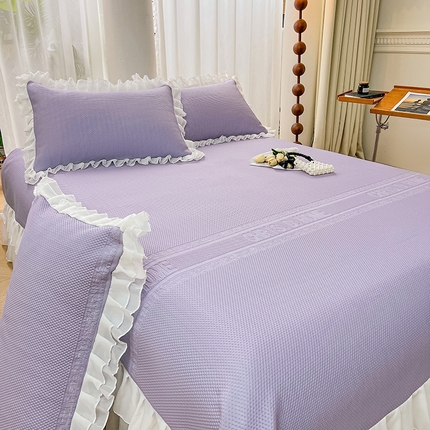 91家纺网 家纺一手货源 找家纺 （总）宜凡2024新款A类冰豆豆提花床盖凉席