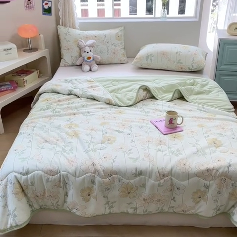 91家纺网 家纺一手货源 找家纺 （总）美梦里 2024新款A类针织华夫格夏被夏凉被空调被子