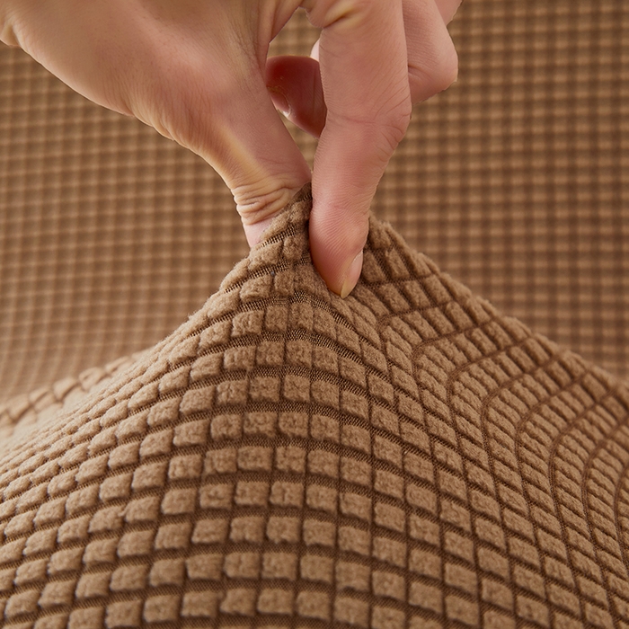 91家纺网 家纺一手货源 找家纺 共鸣沙发套 2024新款玉米绒系列椅套（短背款弧形椅套） 玉米绒-卡其