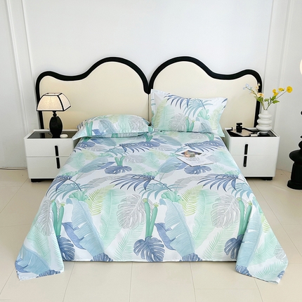 91家纺网 家纺一手货源 找家纺 （总）首爱 2025新款竹纤维凉席三件套床单软凉席