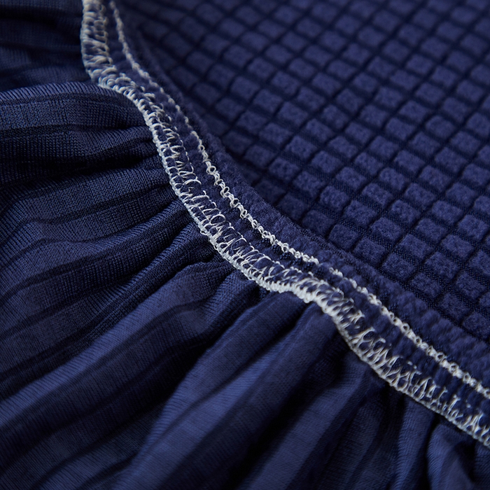 91家纺网 家纺一手货源 找家纺 共鸣沙发套 2024新款玉米绒系列椅套（短背款弧形椅套） 玉米绒-藏青