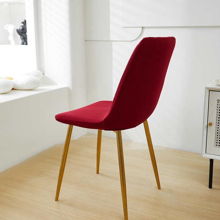 91家纺网 家纺一手货源 找家纺 共鸣沙发套 2024新款玉米绒系列椅套（短背款弧形椅套） 玉米绒-酒红