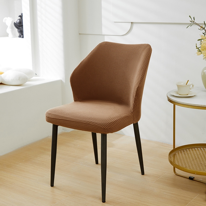 91家纺网 家纺一手货源 找家纺 共鸣沙发套 2024新款玉米绒系列椅套（扇形椅套） 玉米绒-卡其